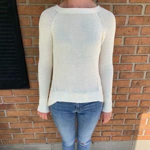 Express open back sweater